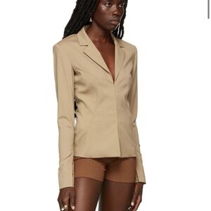 Jacquemus Beige La Montagne 'La Veste Obiou' Blazer size 34